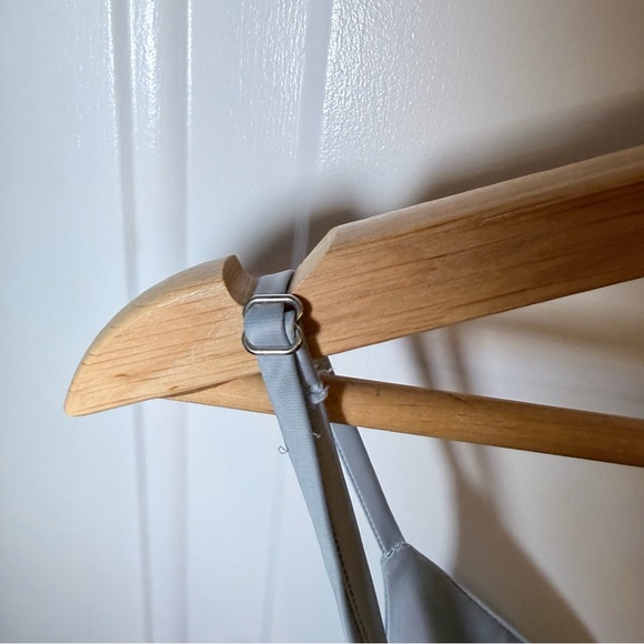 twik Pale Blue Wrap-Front Midi Dress - Picture 7 of 9